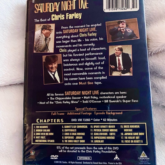 New DVD Saturday Night Live , The Best of Chris Farley, NWT - Picture 2 of 3